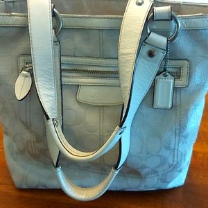 Coach tote signature canvas